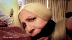 www.knottydamsels.com - Amanda Foxx Hogcuffed thumbnail